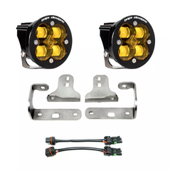 Baja Designs Squadron-R SAE Amber LED Fog Light Kit For 2018-2022 Jeep