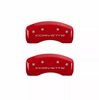 MGP Red Corvette Caliper Covers Front/Rear Set For 97-04 Chevrolet Corvette C5