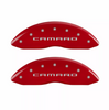 MGP Red Caliper Covers Front & Rear Set For 2010-2015 Chevrolet Camaro V6 RS