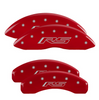 MGP Red Caliper Covers Front & Rear Set RS For 2021-2023 Chevrolet Blazer