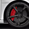 MGP Red Caliper Covers Front & Rear Set Cursive For 2021-2024 Cadillac Escalade