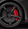 MGP Red Caliper Covers Front & Rear Set Cursive For 2021-2024 Cadillac Escalade