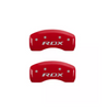 MGP Red Caliper Covers Front & Rear Set For 2019-2023 Acura RDX