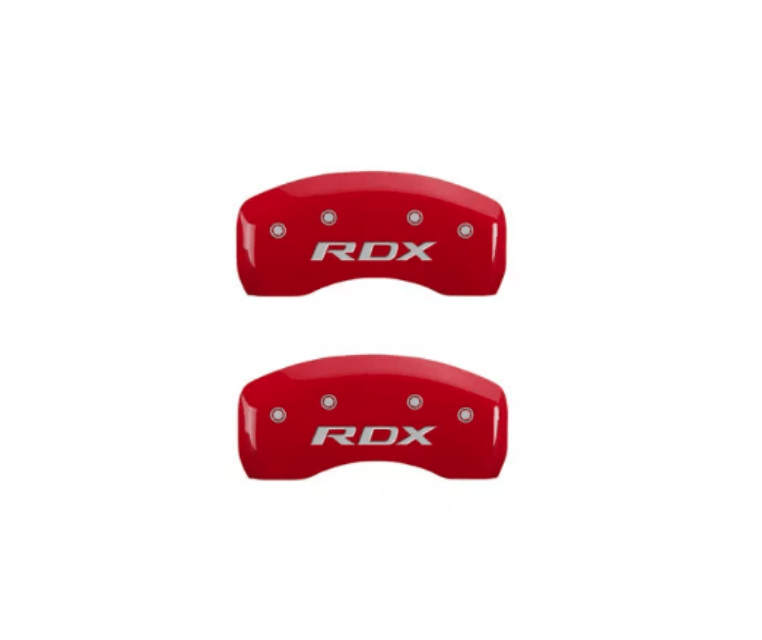 MGP Red Caliper Covers Front & Rear Set For 2019-2023 Acura RDX