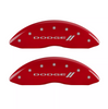 MGP Red Caliper Covers Set For 2011-2023 Dodge Charger & 2011-2023 Challenger