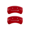 MGP Red Caliper Covers Set For 2011-2023 Dodge Charger & 2011-2023 Challenger