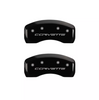MGP Black Caliper Covers Front & Rear Set For 2005-2013 Chevrolet Corvette C6