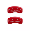 MGP Red Caliper Covers Front & Rear Set For 2004-2008 Acura TL