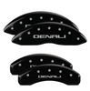 MGP Black Caliper Covers Front & Rear Set For 2015-2020 GMC Yukon Denali