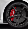 MGP Red Caliper Covers Front & Rear Set RAM Logo For 2019-2021 Ram 1500