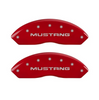MGP Red Caliper Covers Front & Rear Set GT For 1999-2004 Ford Mustang