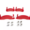 MGP Red Caliper Covers Front & Rear Set Bowtie For 2021-2023 Chevrolet Blazer