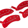 MGP Red Caliper Covers Front/Rear Set For 14-19 Chevrolet Corvette Stingray C7