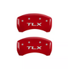 MGP Red Caliper Covers Front & Rear Set For 2021-2023 Acura TLX