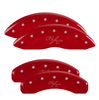 MGP Red Caliper Covers Front & Rear Set R/T For 2011-2023 Dodge Durango