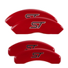 MGP Red Caliper Covers Front & Rear Set ST For 2021-2023 Ford Edge