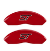 MGP Red Caliper Covers Front & Rear Set ST For 2021-2023 Ford Edge