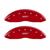 MGP Red Caliper Covers Front & Rear Set For 2010-2017 Mercedes-Benz C250 E350