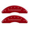 MGP Red Caliper Covers Front & Rear Set SS For 2016-2023 Chevrolet Camaro 6.2L