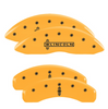 MGP Yellow Jeep Caliper Covers Front/Rear Set For 2003-2006 Lincoln Navigator