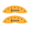 MGP Yellow Jeep Caliper Covers Front/Rear Set For 2003-2006 Lincoln Navigator