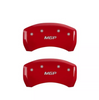 MGP Red Caliper Covers Front & Rear Set For 07-21 Toyota Tundra / 08-22 Sequoia