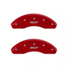 MGP Red Caliper Covers Front & Rear Set For 2015-2023 Audi A3 Quattro