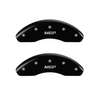 MGP Black Caliper Covers Front & Rear Set For 07-11 Toyota Camry / 08-11 Avalon