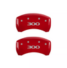 MGP Red Caliper Covers Front and Rear Set For 2011-2023 Chrysler 300