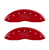 MGP Red R/T Caliper Covers Set For 2011-2023 Dodge Charger & Challenger