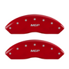MGP Red Caliper Covers Front & Rear Set For 2007-2013 Infiniti G37/G35/G25/EX25
