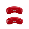 MGP Red Caliper Covers Front & Rear Set For 2007-2013 Infiniti G37/G35/G25/EX25