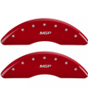 MGP Red Caliper Covers Front & Rear Set For 2014-2019 Toyota Highlander