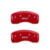 MGP Red Caliper Covers Front & Rear Set For 2010-2017 Jaguar XF XFR XJ XJ-L XJR