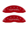 MGP Red Caliper Covers Set For 12-20 Ford F-150 XL/XLT/Lariat/Platinum/Raptor