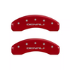 MGP Red Caliper Covers Set For 2007-2014 GMC Yukon/Sierra 1500/Yukon XL 1500