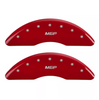 MGP Red Caliper Covers Front & Rear set For 2011-2019 Audi A6/A7/A8/S8 Quattro