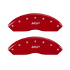 MGP Red Caliper Covers Front & Rear Set For 09-17 Audi A4/A5/A6/Q5/S6/Quattro