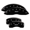 MGP Black Caliper Covers Set For 2010-2017 Mercedes CLS400/E250/E350/E400/E550