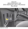 MGP Red Caliper Covers For 2012-2020 Ford F-150 XL/XLT/Raptor/Lariat/Platinum