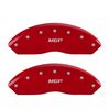 MGP Red Caliper Covers Set For 2013-2019 Lexus GS350/GS450h/GS350 Base F-Sport