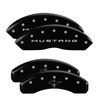 MGP Red Caliper Covers Set Bar & Pony Logo For 2015-2023 Ford Mustang 2.3L/3.7L