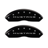 MGP Red Caliper Covers Set Bar & Pony Logo For 2015-2023 Ford Mustang 2.3L/3.7L