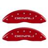 MGP Red Caliper Covers Front & Rear Set For 2015-2020 GMC Yukon / XL / Denali