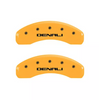 MGP Yellow Caliper Covers Front & Rear Set For 2015-2020 GMC Yukon / XL / Denali