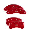 MGP Red Caliper Covers Front & Rear Set For for 2015-2020 Mercedes CLA250/GLA250