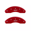 MGP Red Caliper Covers Front & Rear Set For for 2015-2020 Mercedes CLA250/GLA250