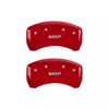 MGP Red Caliper Covers Front & Rear Set For for 2015-2020 Mercedes CLA250/GLA250