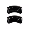 MGP Black Caliper Covers Front & Rear Set For 2011-2023 Dodge Challenger