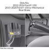 MGP Red Caliper Covers For 2012-2020 Ford F-150 XL/XLT/Raptor/Lariat/Platinum